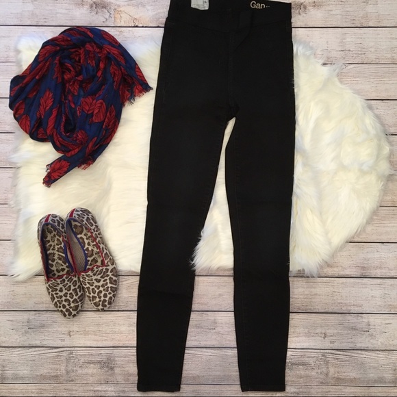 Gap 1969 Resolution pull-on leg  black 24 - Picture 2 of 6